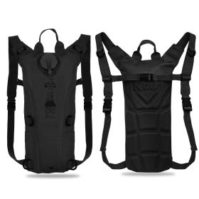 Tactical Hydration Pack 3L Water Bladder Adjustable Water Drink Backpack for Hiking Cycling Climbing Running (Option: 2LWaterBag(Black))